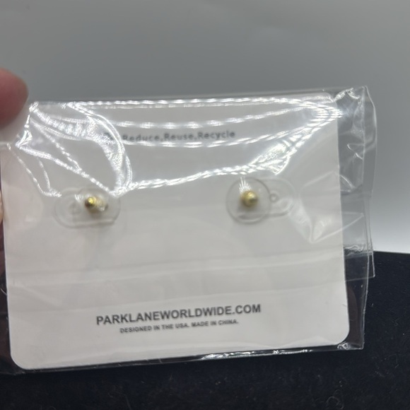 Park Lane Impressions Pink Opal Earrings, NWT - Picture 2 of 2